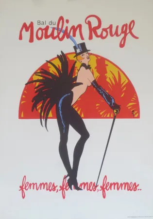 リトグラフ Gruau - Femmes,femmes,femmes