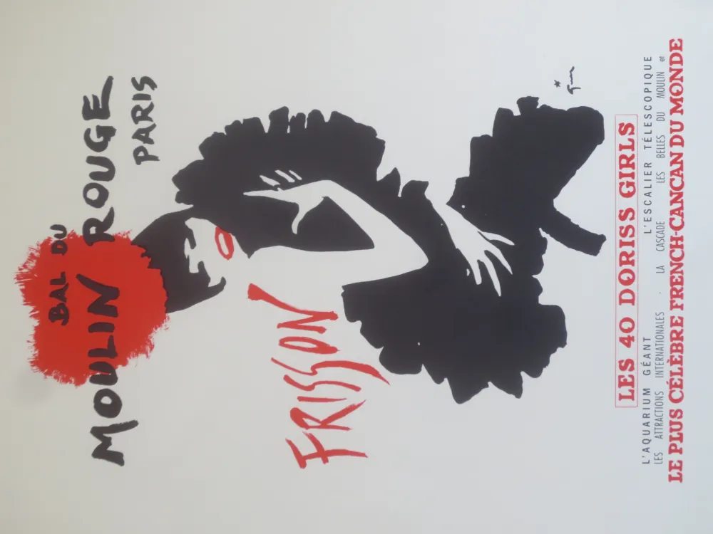 リトグラフ Gruau - Frisson