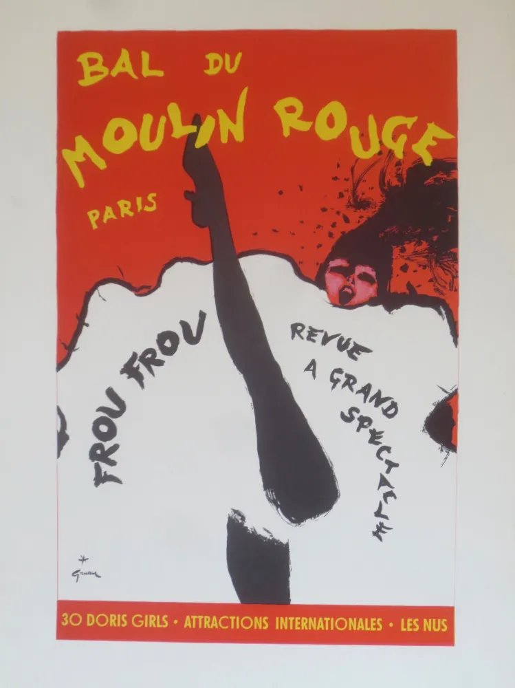 リトグラフ Gruau - Frou frou