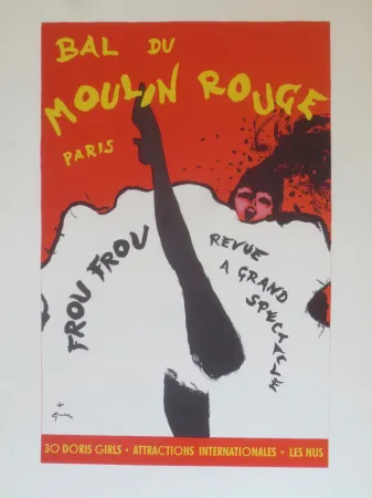 リトグラフ Gruau - Frou frou