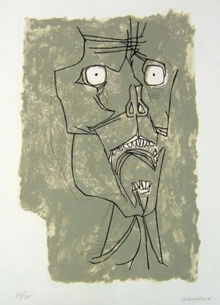 エッチング Guayasamin - EL GRITO II
