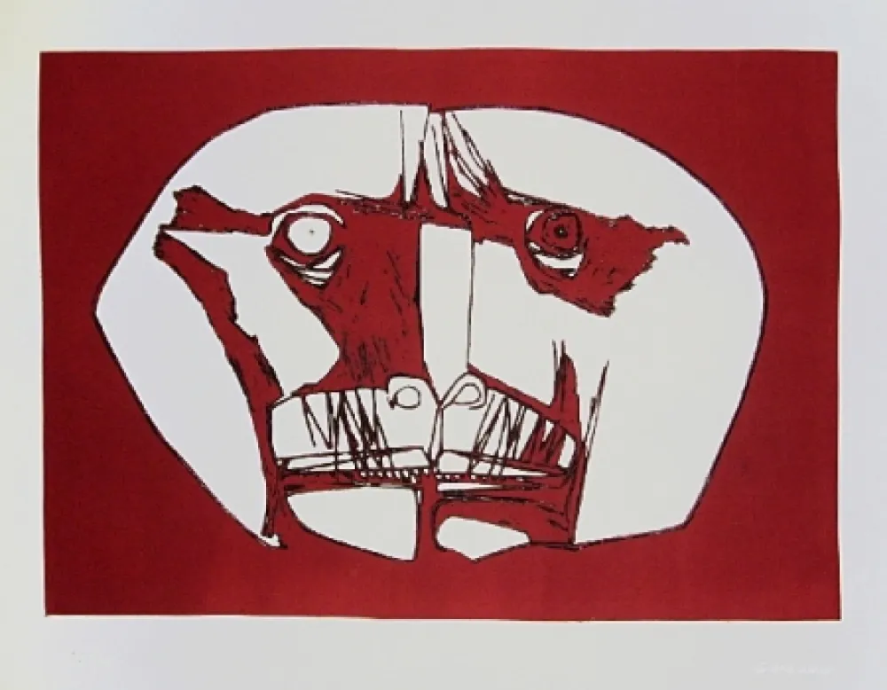 彫版 Guayasamin - Mascara 2