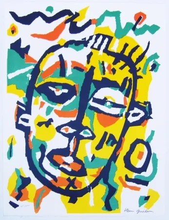 リトグラフ Guédon - Soleil 2