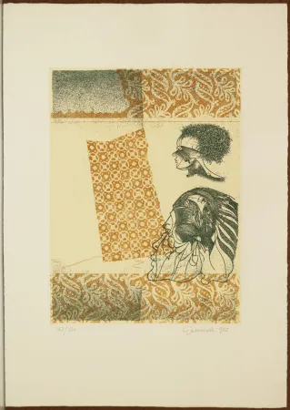 エッチング Guerreschi - Il tessuto