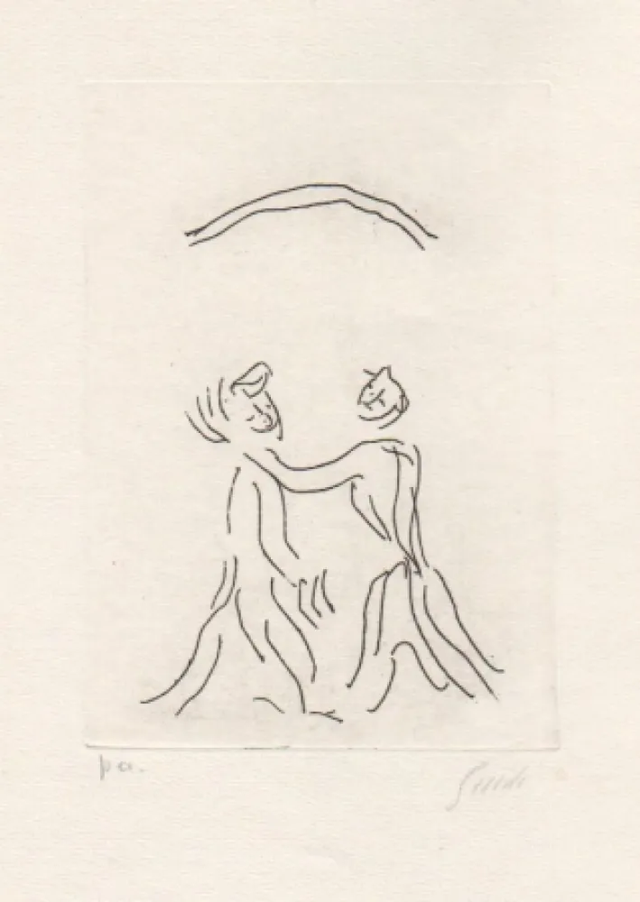 エッチング Guidi - Senza titolo