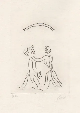 エッチング Guidi - Senza titolo