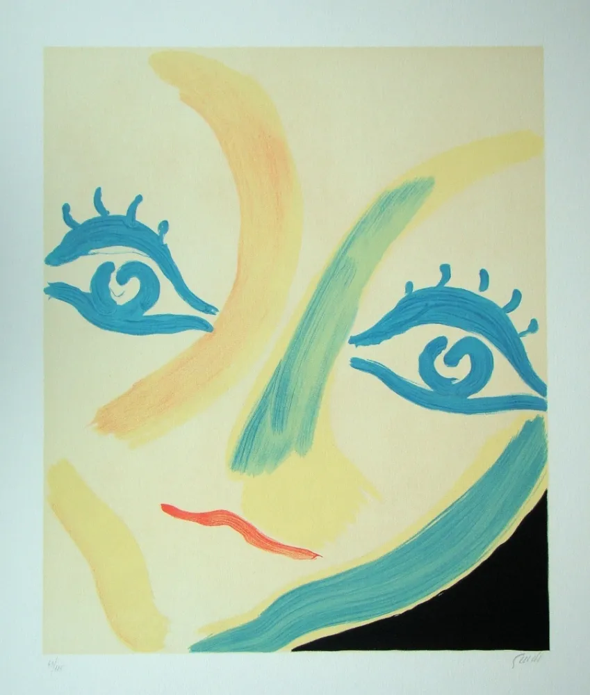 リトグラフ Guidi - Volto