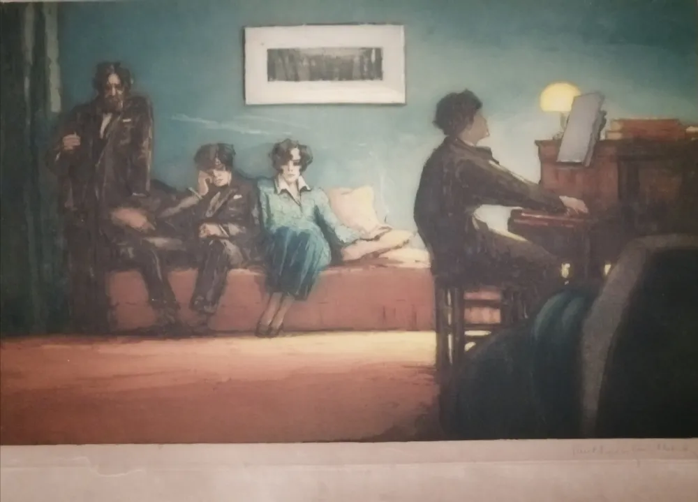 アクチアント Guilbert - La leçon de piano