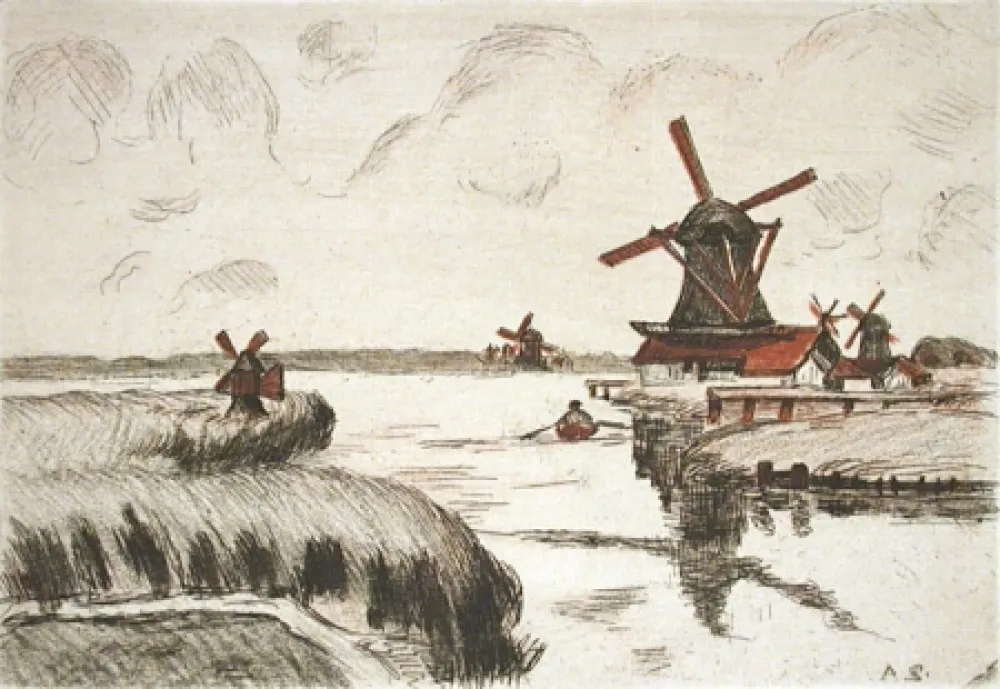 彫版 Guillaumin - En Hollande