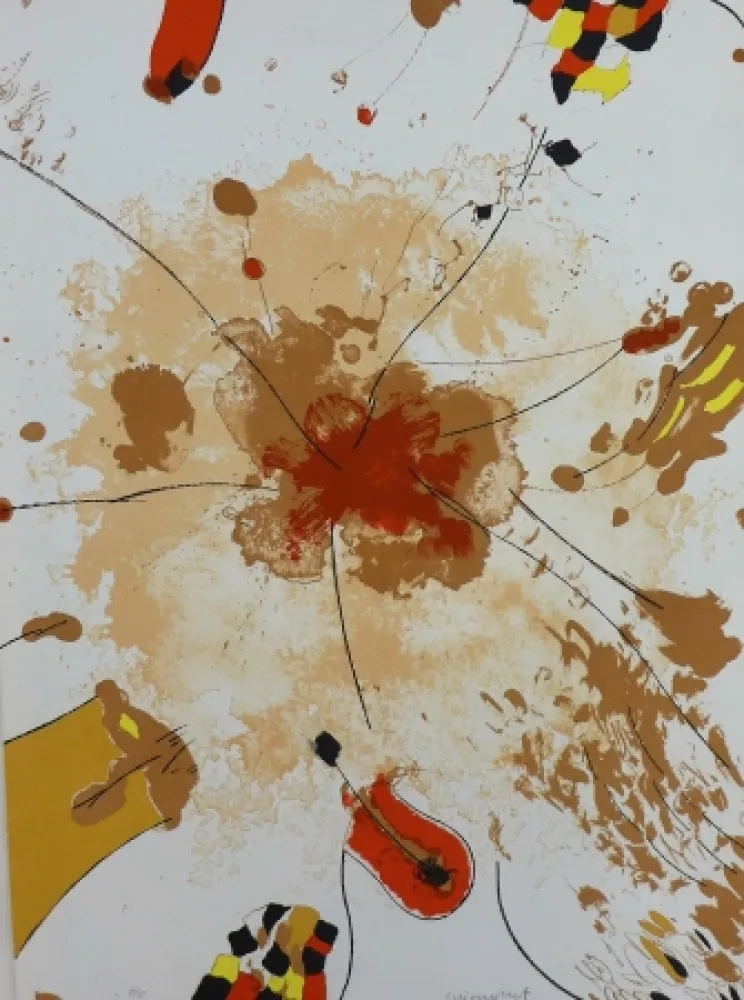 リトグラフ Guinovart - Com la roda