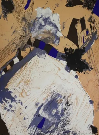 リトグラフ Guinovart - Com muntanya