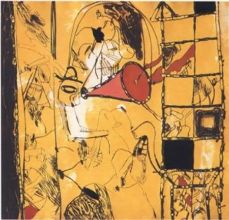 多数の Guinovart - Con una cuchara de palo