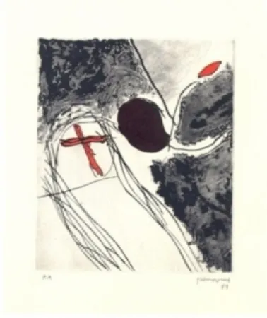 彫版 Guinovart - Creu terme