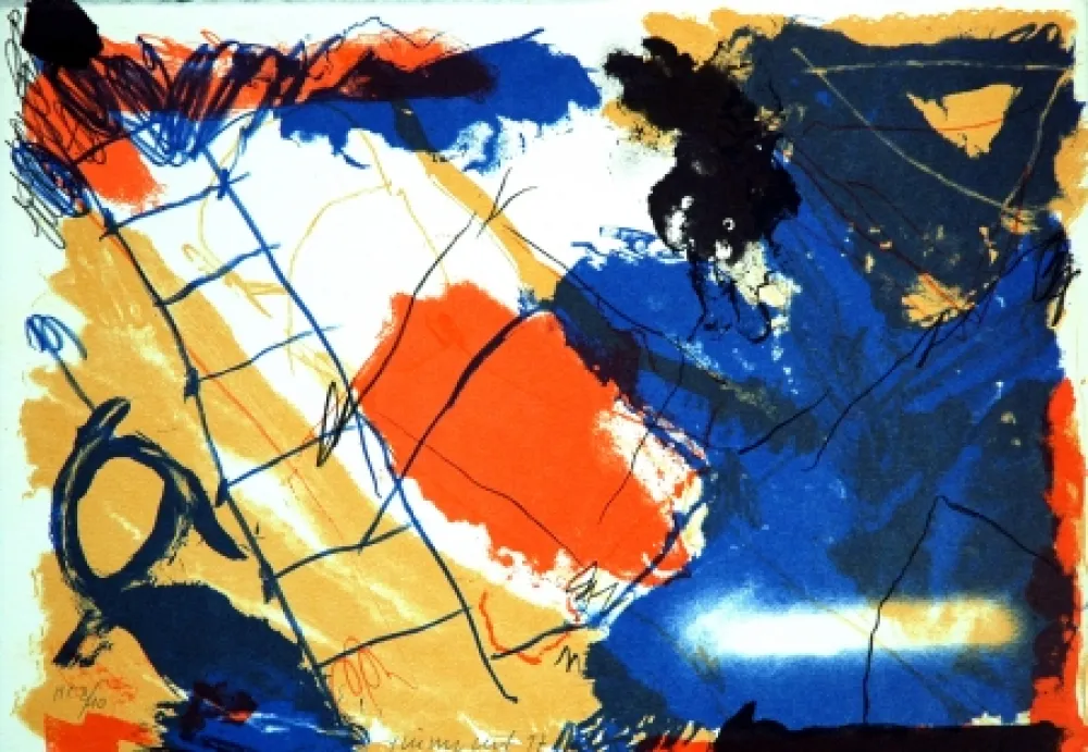 リトグラフ Guinovart - Escala