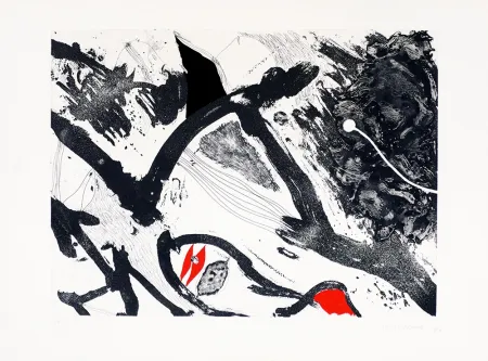 彫版 Guinovart - Escala en negro