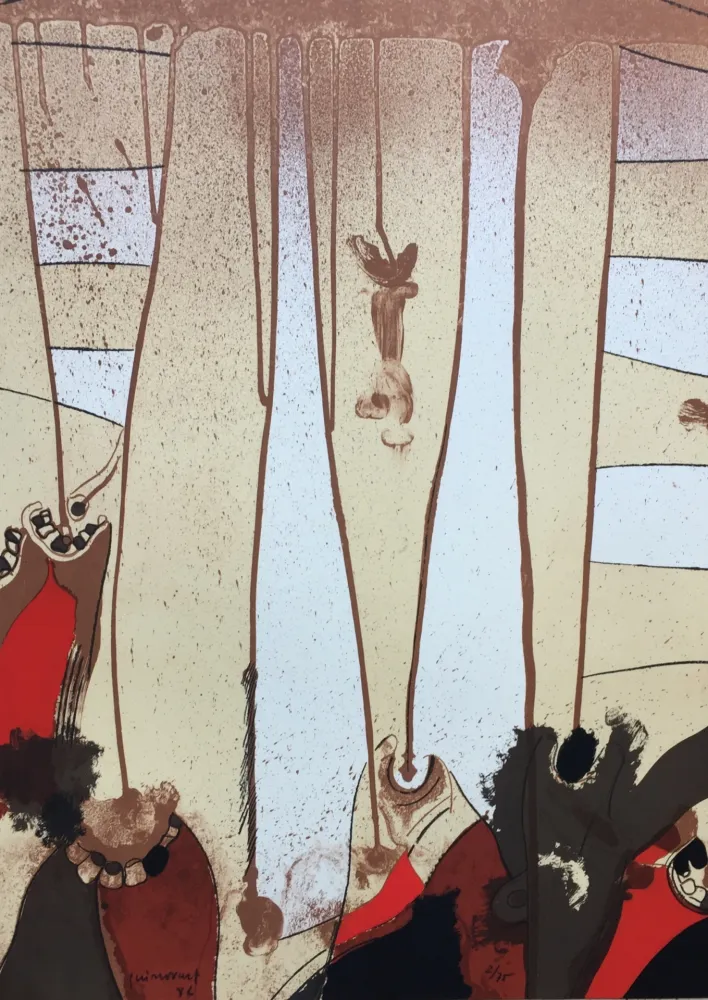 リトグラフ Guinovart - FANG 1