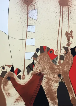 リトグラフ Guinovart - FANG 2