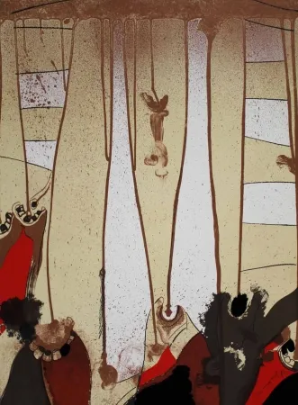 リトグラフ Guinovart - Fang 2