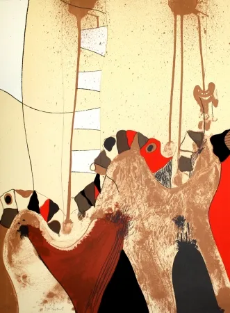 リトグラフ Guinovart - Fang 3