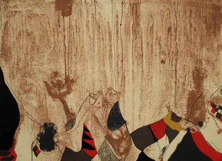 リトグラフ Guinovart - Fang 4