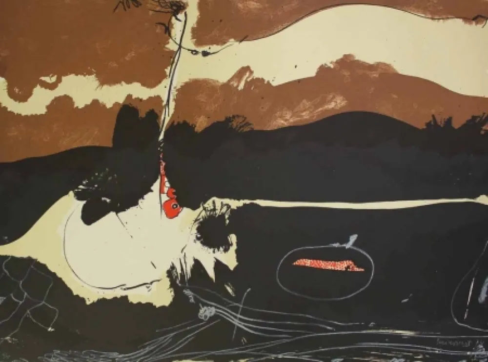 リトグラフ Guinovart - Gui 5