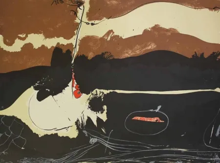 リトグラフ Guinovart - Gui 5