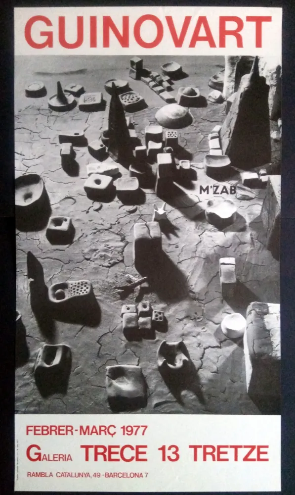 掲示 Guinovart - Guinovart Galeria trece 1977
