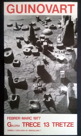 掲示 Guinovart - Guinovart Galeria trece 1977