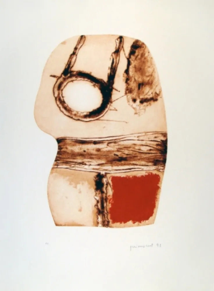 エッチング Guinovart - Imatges i Terra II