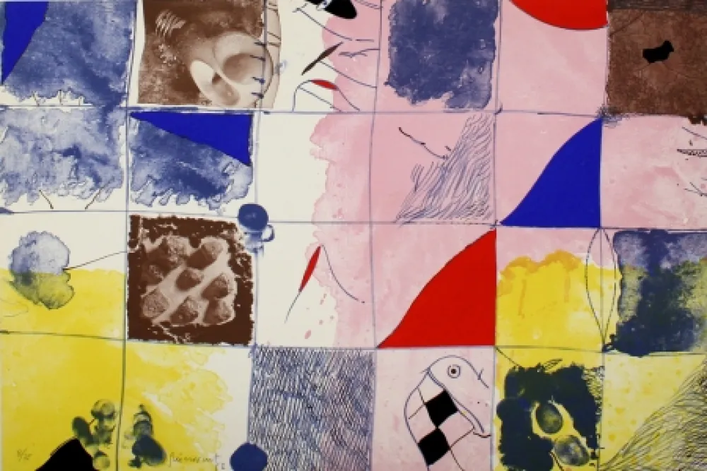 リトグラフ Guinovart - Joc a terra