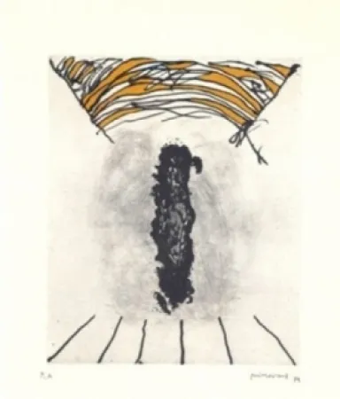 彫版 Guinovart - La cara fosca