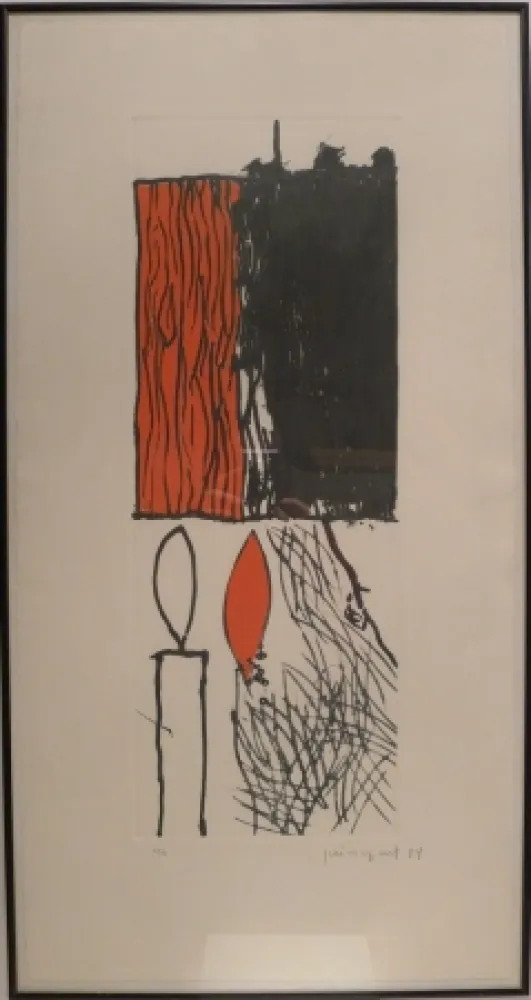 エッチング Guinovart - L'espelma