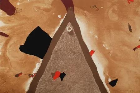 リトグラフ Guinovart - L'ull 1982