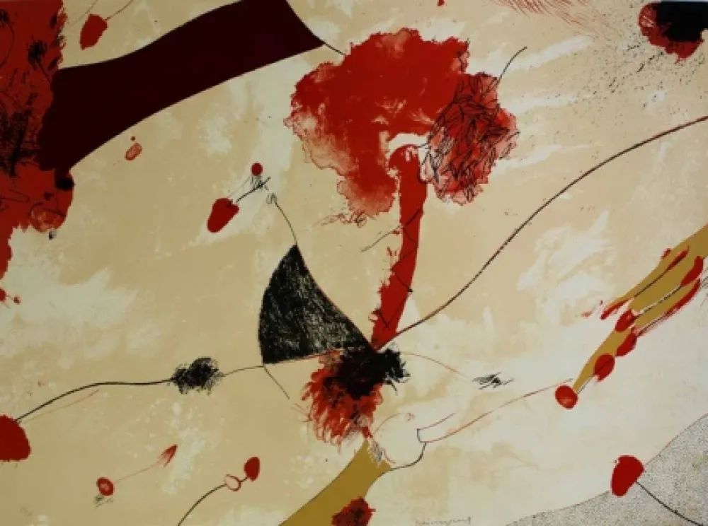 リトグラフ Guinovart - Natu