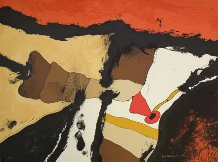 リトグラフ Guinovart - Pedres articulades