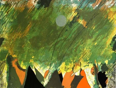 リトグラフ Guinovart - Petit cercle