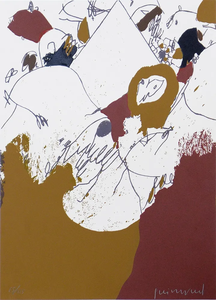 シルクスクリーン Guinovart - S / T