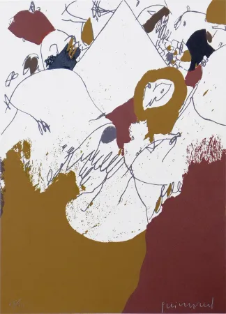 シルクスクリーン Guinovart - S / T