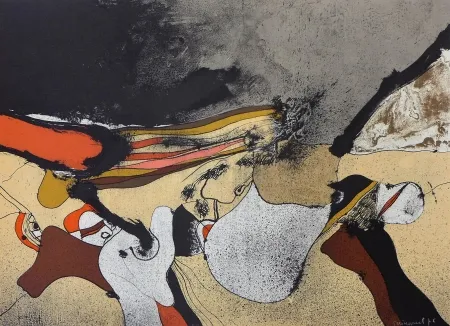 リトグラフ Guinovart - Sans titre 1