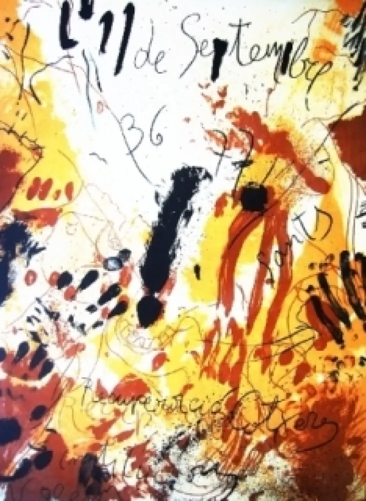 リトグラフ Guinovart - Sans titre 16