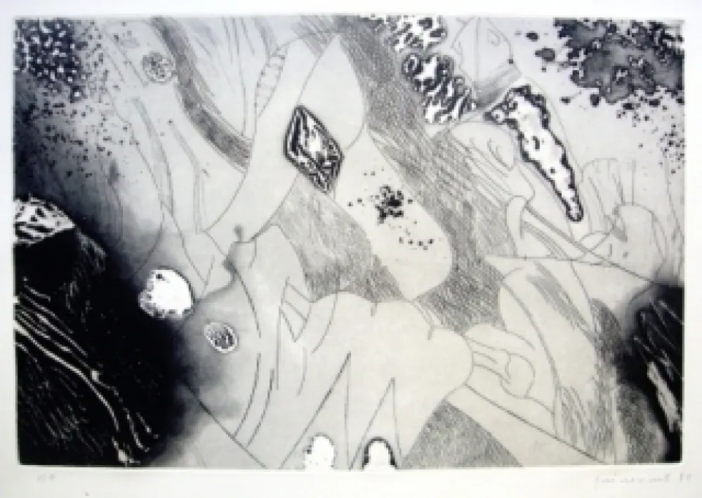 カーボランダム Guinovart - Sans titre 2