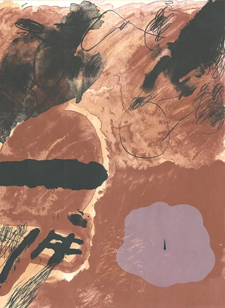 リトグラフ Guinovart - Sans titre 9