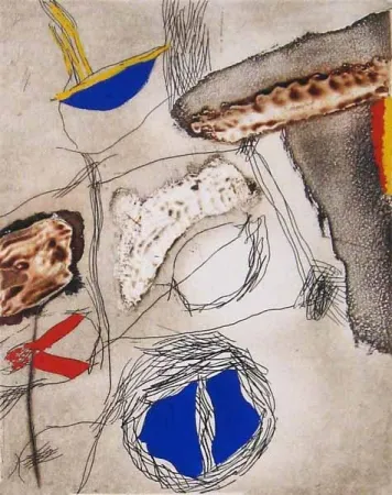 エッチング Guinovart - Sèpia 3