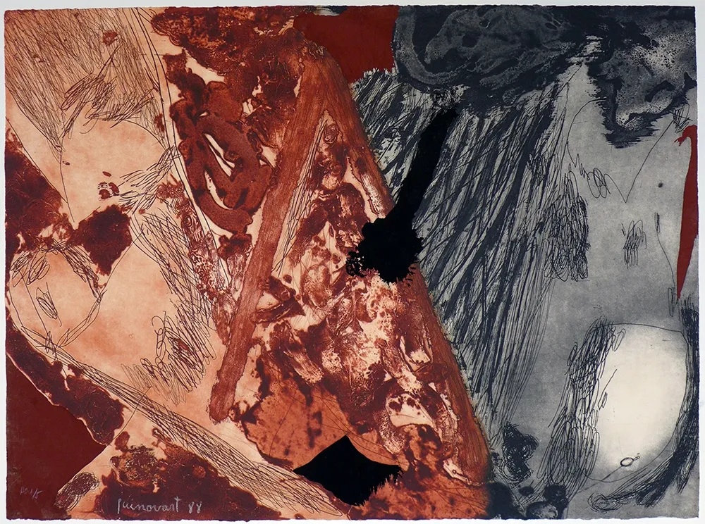 彫版 Guinovart - Tierra quemada