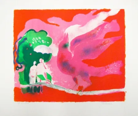 リトグラフ Guiramand - Untitled