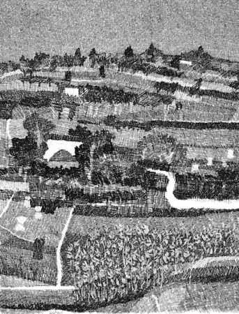 エッチング Gulino - Paesaggio marchigiano