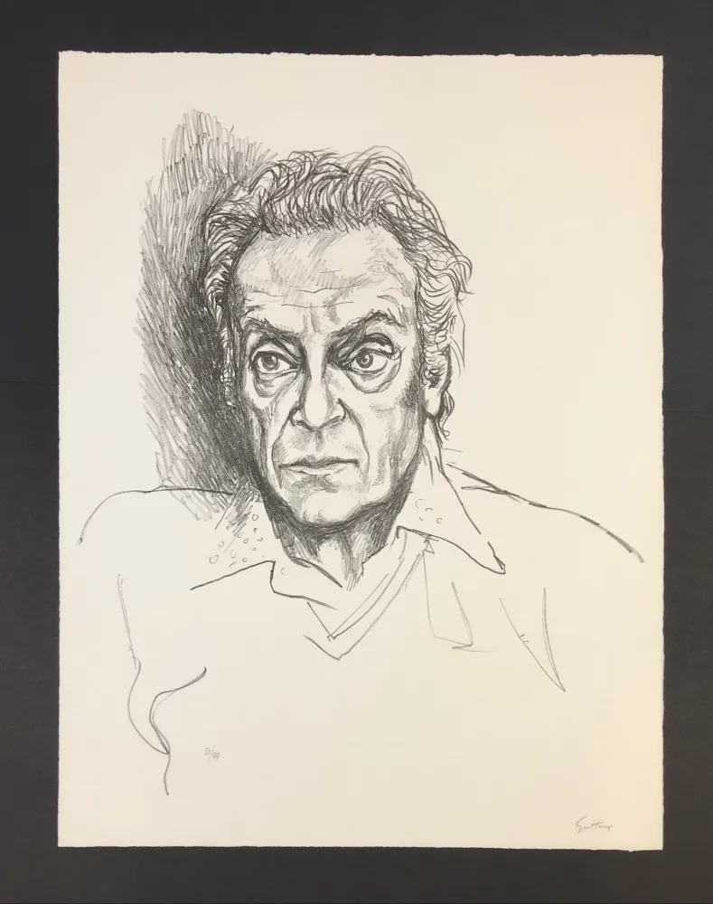 リトグラフ Guttuso - Autoritratto