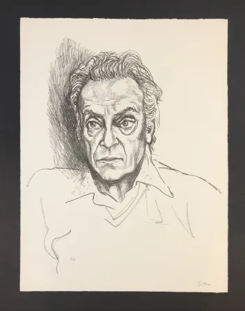 リトグラフ Guttuso - Autoritratto