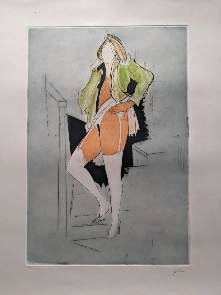 エッチングと　アクチアント Guttuso - Calze Bianche / White Socks