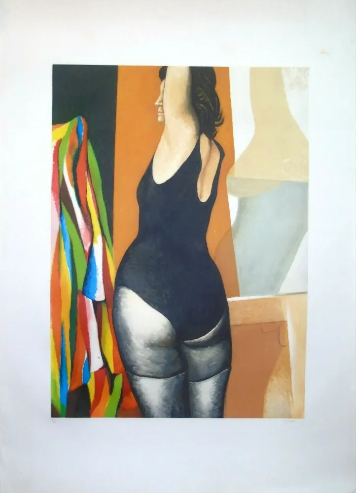 エッチングと　アクチアント Guttuso - La ballerina